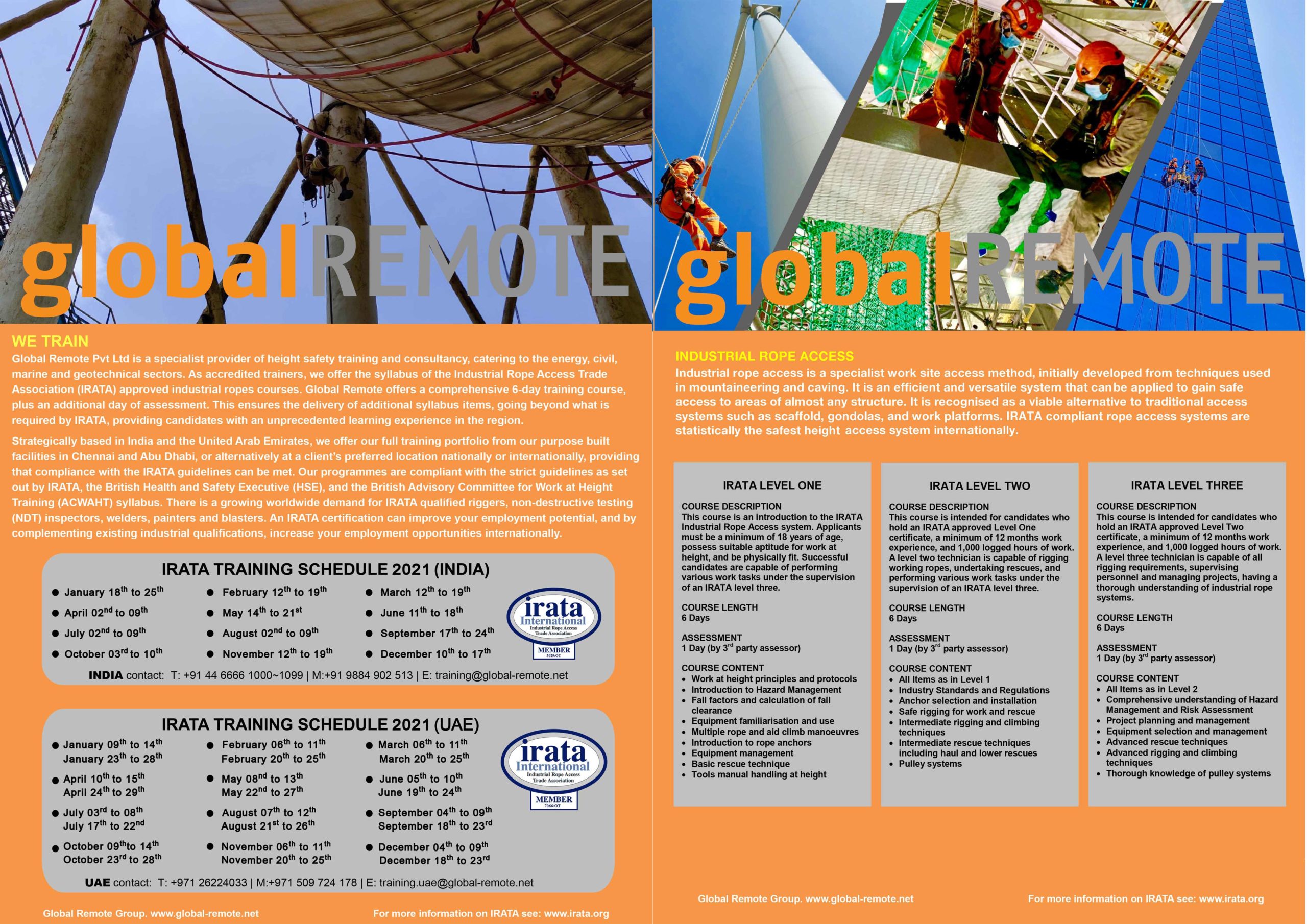 Irata Rope Access Rescue Template.pdf IRATA Rope Access Training | Global Remote