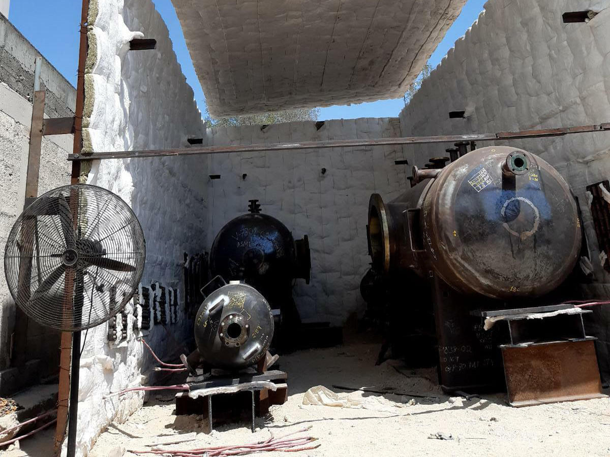 heat-treatment-vessel sphere tank inspection