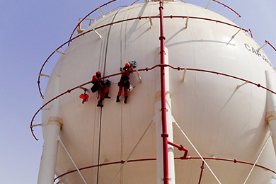 Ammonia Tank Inspection